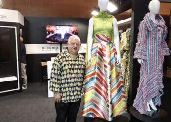 El leonés Santiago García-Didesant, en la Fashion Week. / Juan Lázaro