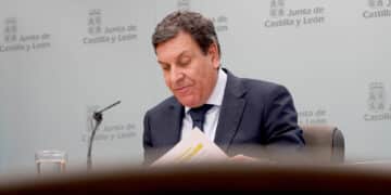 Rueda de prensa del portavoz de la Junta tras el Consejo de Gobierno. / Leticia Pérez