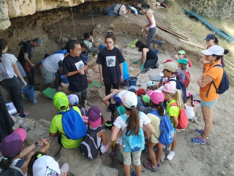Niños en una edición anterior del programa.