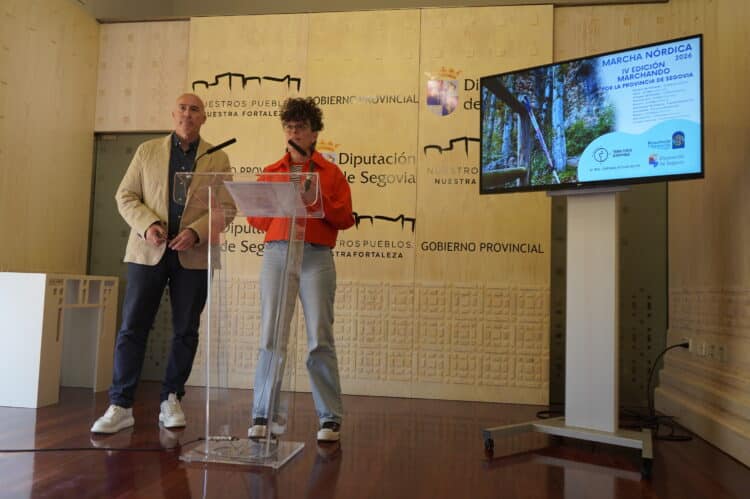 Un instante de la presentación de la cuarta edición ‘Marchando por la Provincia’. /DIPUTACIÓN