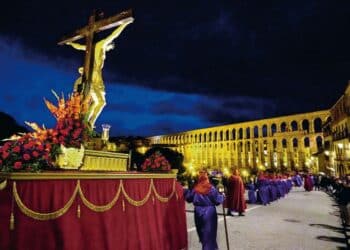 Cofrades del Cristo de San Marcos. / EA