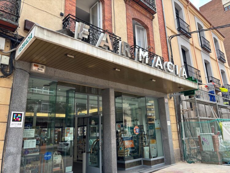 Farmacia de la calle José Zorrrilla de Segovia./ HÉCTOR CRIADO