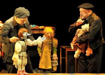 Momento de la obra./TEATRO JUAN BRAVO