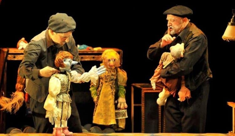 Momento de la obra./TEATRO JUAN BRAVO