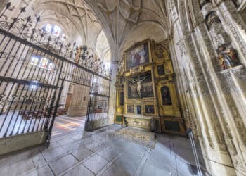 Estado de la capilla del Cristo del Consuelo previo a la restauración. /CATEDRAL DE SEGOVIA