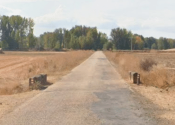 Tramo de la vía afectada.