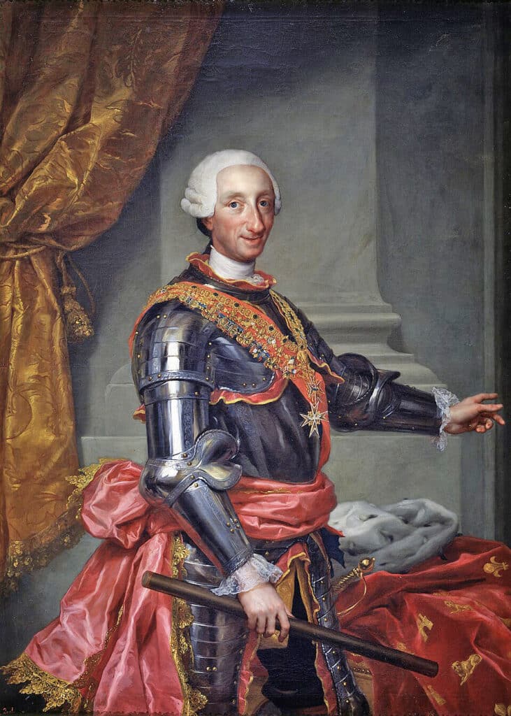 La construcción de la Casa / Laboratorio de Mixtos 4 Carlos III, de España, ‘El Ilustrado’.