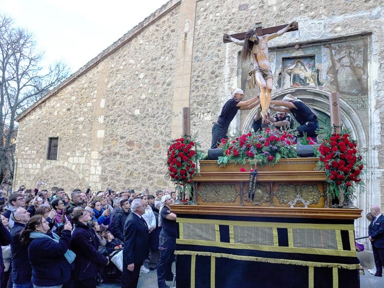 El Cristo de la Esperanza, en la procesión de la Oración en los Cinco Misterios. / HÉCTOR CRIADO