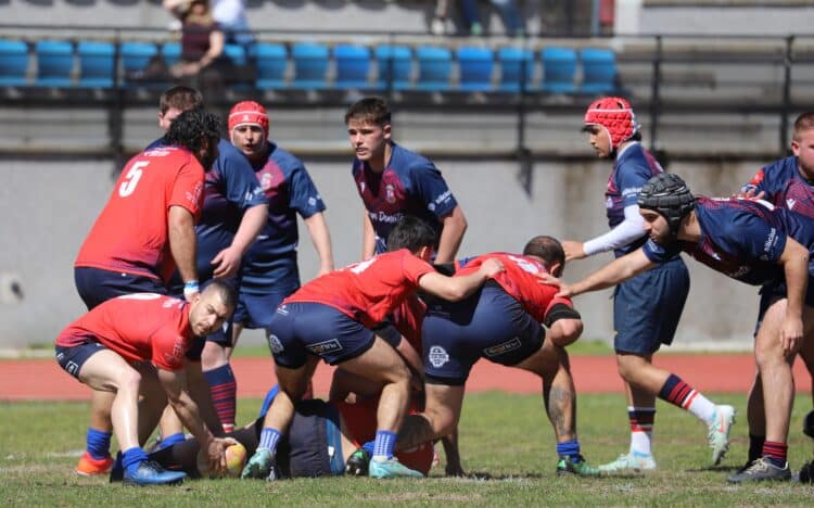 Un instante del encuentro entre el equipo segoviano y el Majadahonda./RAC LOBOS