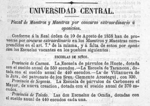 Fijación del sueldo anual del maestro.