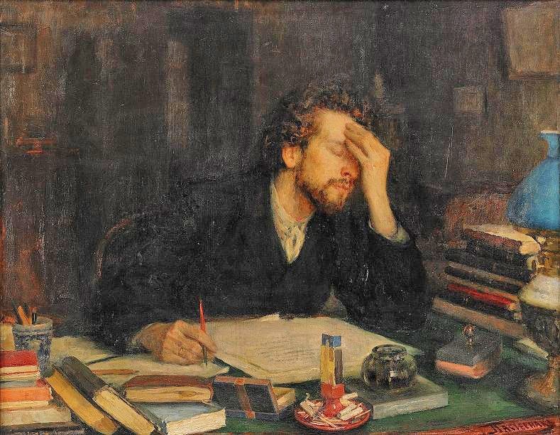 La pasión de la creación. Leonid Pasternak, 1892.