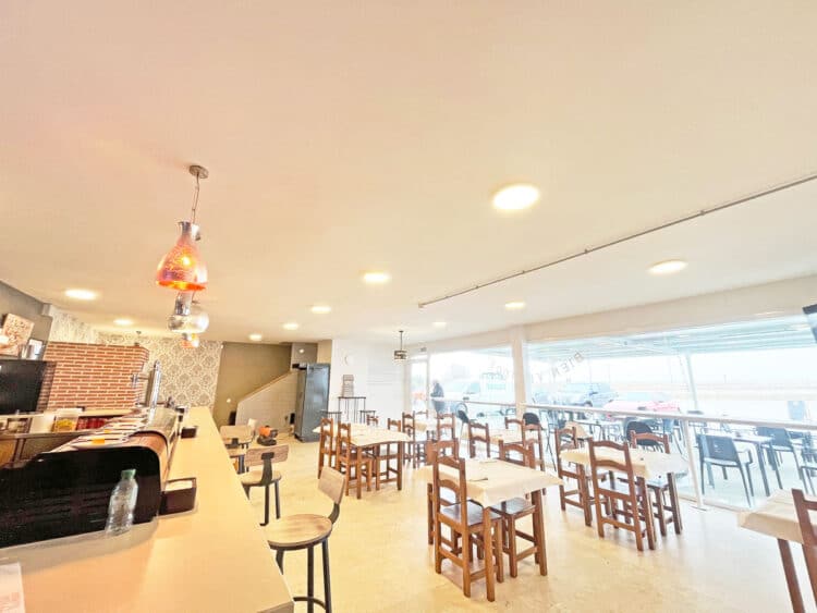 Vista de las instalaciones del Bar-Restaurante ‘Las Cuartas’, ubicado en la localidad segoviana de Perorrubio.