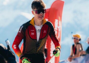 Luca Fuentes durante una prueba del presente curso./FDMESCYL