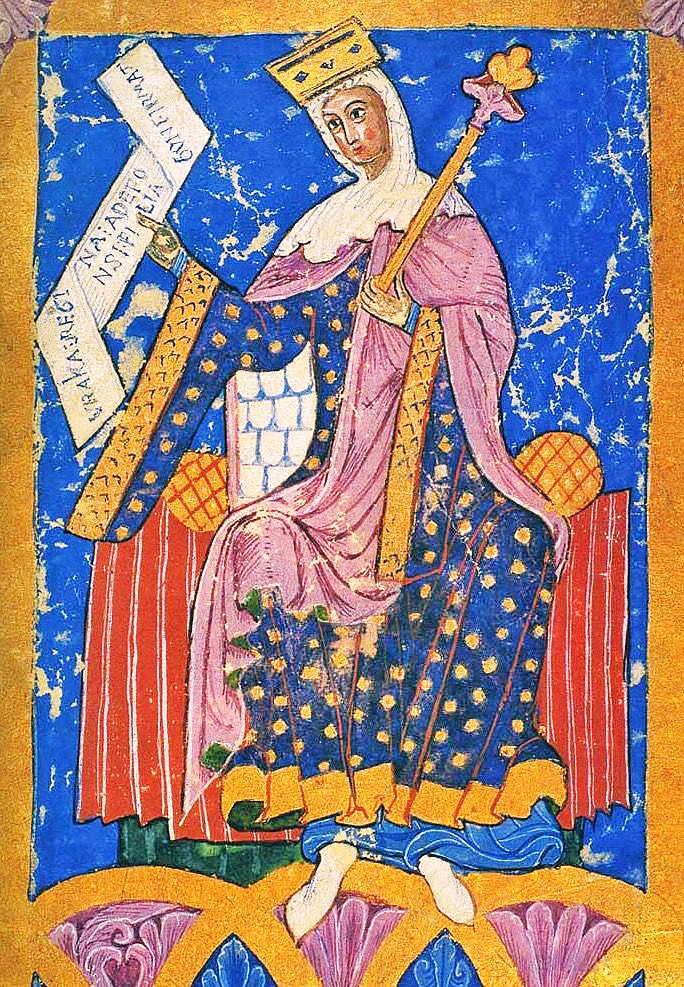 Urraca I: La reina que la historia olvidó 2 Miniatura medieval que representa a la reina Urraca I de León.