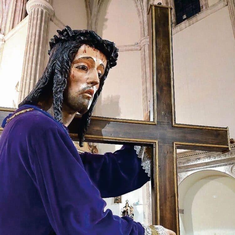 El Cristo Nazareno será una de las esculturas que procesionará en Coca. / Unión Parroquial de Coca