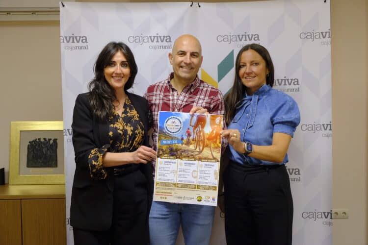 Un instante de la presentación de las Rutas BTT 2026./FUND. CAJA RURAL