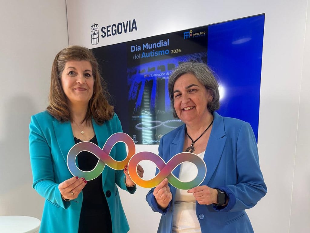 Azucena Suárez y Susana Guri presentan la programación de Autismo Segovia. / AYUNTAMIENTO DE SEGOVIA