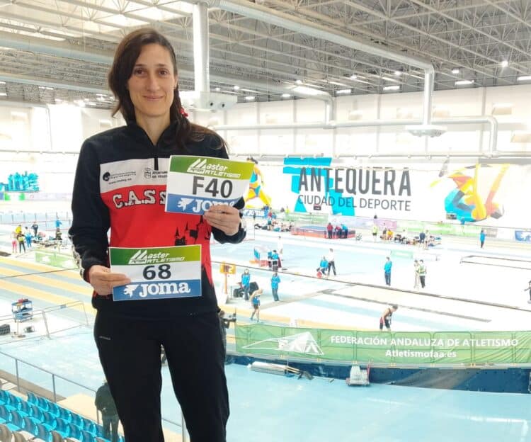 Carla Jiménez durante el Nacional Máster en Antequera./CAS