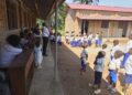 Escuela infantil en el Congo, a la que el grupo ha donado 6.500 euros / E.A.