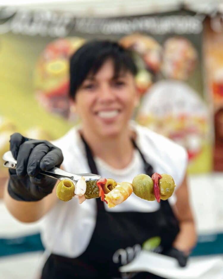 Mónica del Amo, con sus encurtidos.