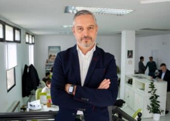 Juan Bravo, en la redacción de El Adelantado. / Héctor Criado