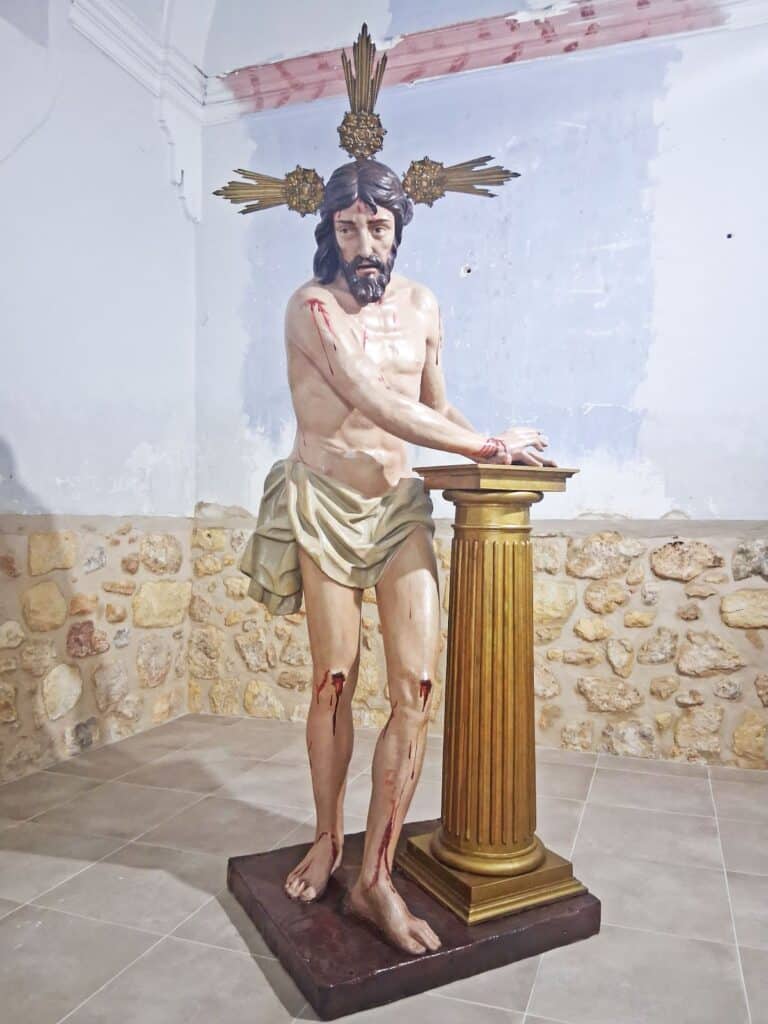 Cristo atado a la columna.
