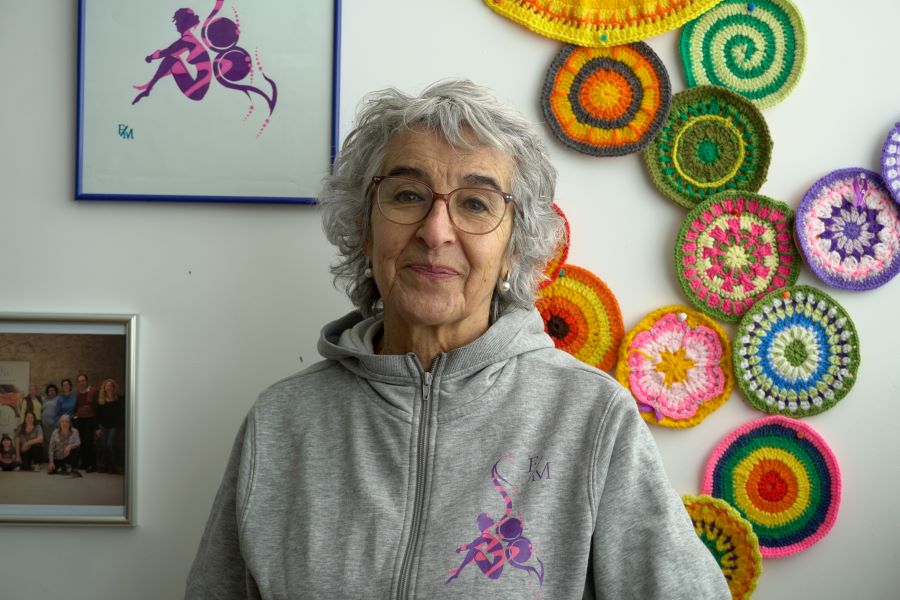 Mila Martín Garrido, Presidenta de la Asociación de Fibromialgia de Segovia. HÉCTOR CRIADO