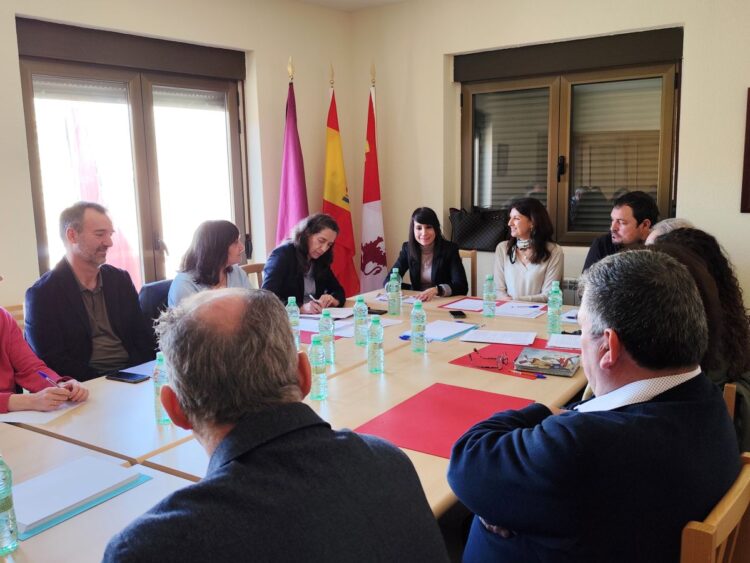 Instante de la reunión del Patronato / JCYL