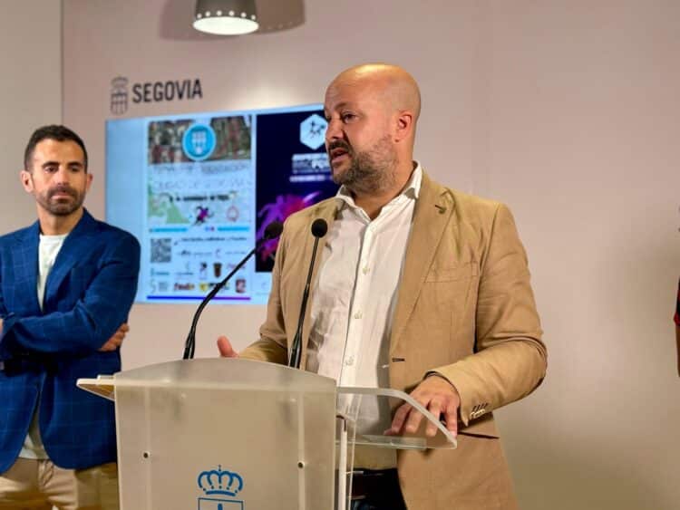 Jesús Garrido, concejal de Deportes de Segovia./ E.A.