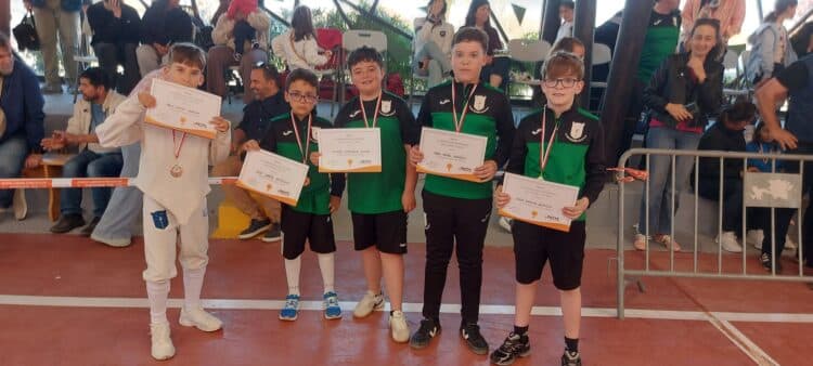 Medallistas del Critétrium para las categorías M11 y M13./ ESGRIMA SEGOVIA