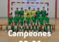 Equipo infantil del FS Cuéllar, campeón de la Segunda Regional. / FS CUÉLLAR