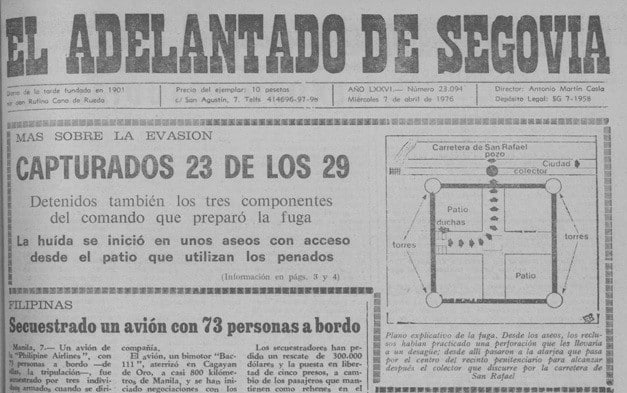 Medio siglo de la fuga de la cárcel de Segovia: el túnel que sorprendió a un país 3 05 2