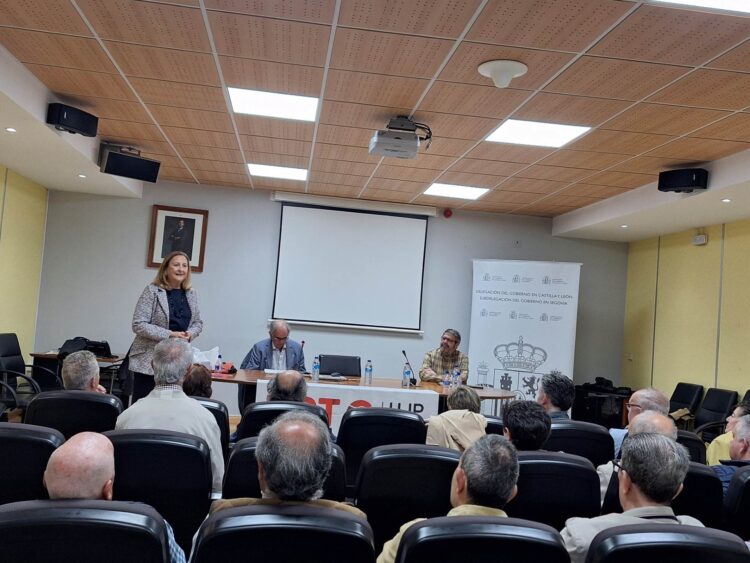 La subdelegada del Gobierno, inaugurando la jornada./ SUBDELEGACIÓN