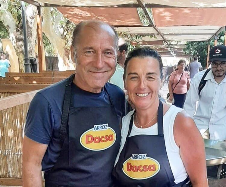 Antonio y Begoña, gerentes del Restaurante ‘Los Naranjos’./ E.A.