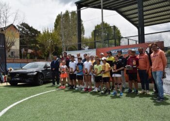 Ganadores durante una edición pasada del Warriors Tour en El Espinar./E.A