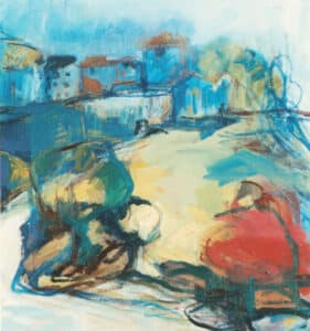 11 Ma Angeles Fernandez Oria Calle San Juan Acuarela 1998