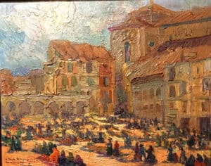 17 1916 Plaza Mayor Al ilustre Sr. Verdugo riconoscente tuto Glanalla