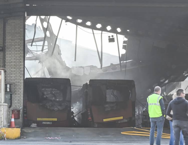 De momento se desconocen las causas del fuego. / Ricardo Ordóñez