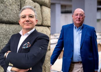 Pedro Palomo y Carlos Moro, de la APD de Castilla y León.