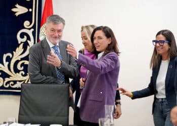 Primera reunión de la Junta de Portavoces, antes de la reunión de la Mesa. / Leticia Pérez