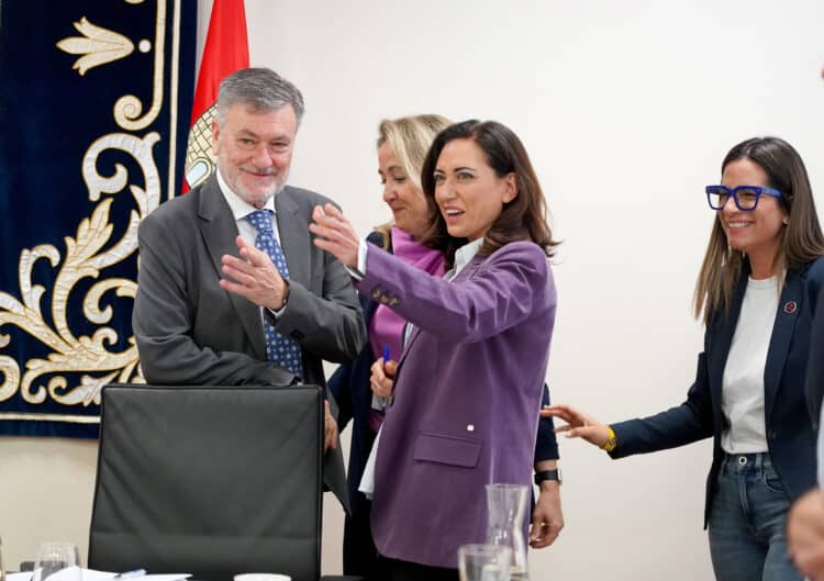 Primera reunión de la Junta de Portavoces, antes de la reunión de la Mesa. / Leticia Pérez