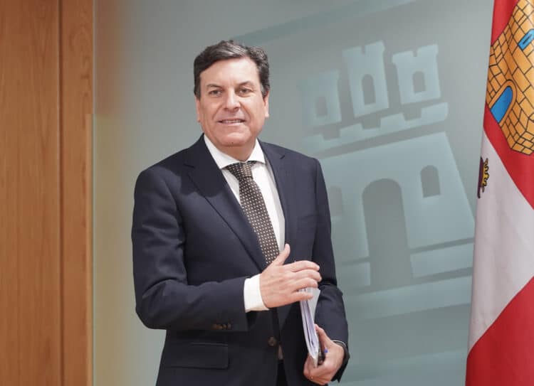 Rueda de prensa del Portavoz de la Junta y Consejero de Economía y Hacienda tras el Consejo de Gobierno. / Rubén Cacho