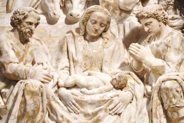 La obra, realizada en madera y alabastro, se comenzó a construir en 1577 bajo el mando de Juan López. / Carlos S. Campillo