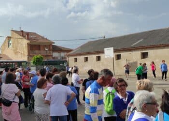 Aficionados a los juegos autóctonos durante una cita de la edición pasada celebrada en Mozoncillo./DIPUTACIÓN
