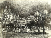La concurrida plaza Mayor de Segovia y su catedral (III) 6 24 Luis Alberto Esteban PlazaMayor 1982