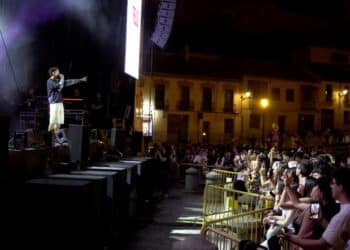 Concierto de Lucho RK en Segovia, uno de los últimos. /Héctor Criado
