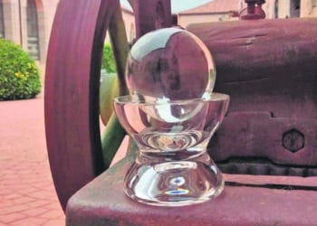 Escultura ‘La lente de la Tierra’.