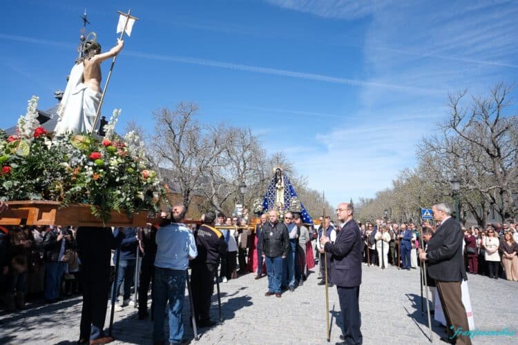 Momento del encuentro en La Granja. /FRANCISCO SÁNCHEZ
