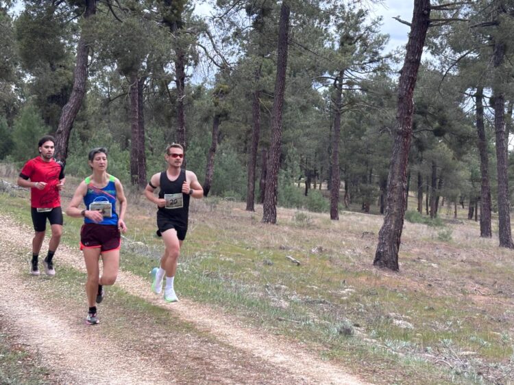 Corredores durante la Pedestre celebrada en Cantalejo./CARRERAS PEDESTRES
