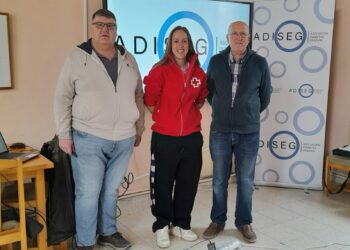 La charla fue impartida por David de Andrés, presidente de ADISEG / LOURDES MATARRANZ